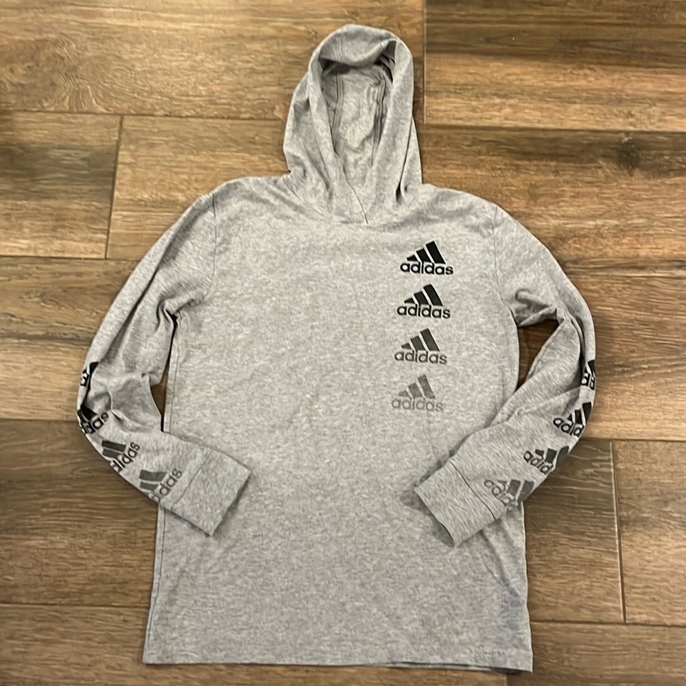 Adidas Hooded Long Sleeve Shirt